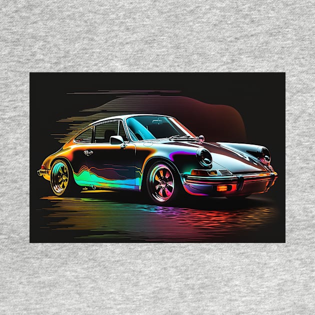 Exotic Car - 911 - 4 by PixelPusherArt